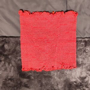 MUST BUNDLE - STIDY Red and White Striped Tube Top